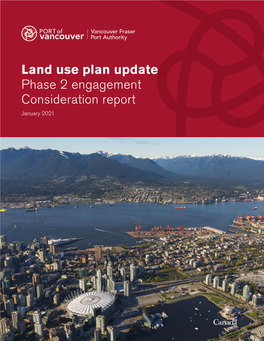 Land Use Plan Update Phase 2 Engagement Consideration Report January 2021 Contents