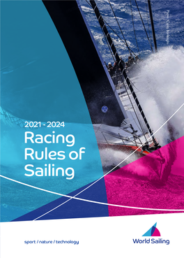 2021-2024 Racing Rules of Sailing
