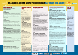 Melbourne Guitar Show 2019