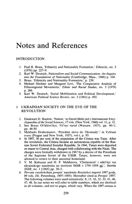 Notes and References