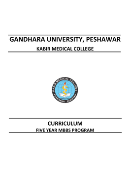 Kabir Medical College Syallabus