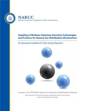 Sampling of Methane Emissions Detection Technologies and Practices for Natural Gas Distribution Infrastructure
