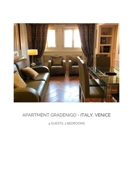 Apartment Gradenigo - Italy, Venice
