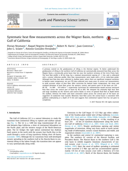 Systematic Heat Flow Measurements Across the Wagner Basin, Northern