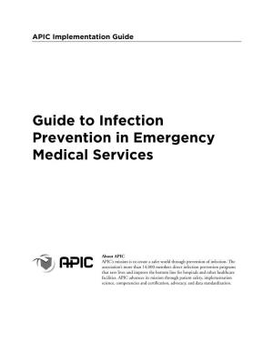 Guide to Infection Prevention in Emergency Medical Services