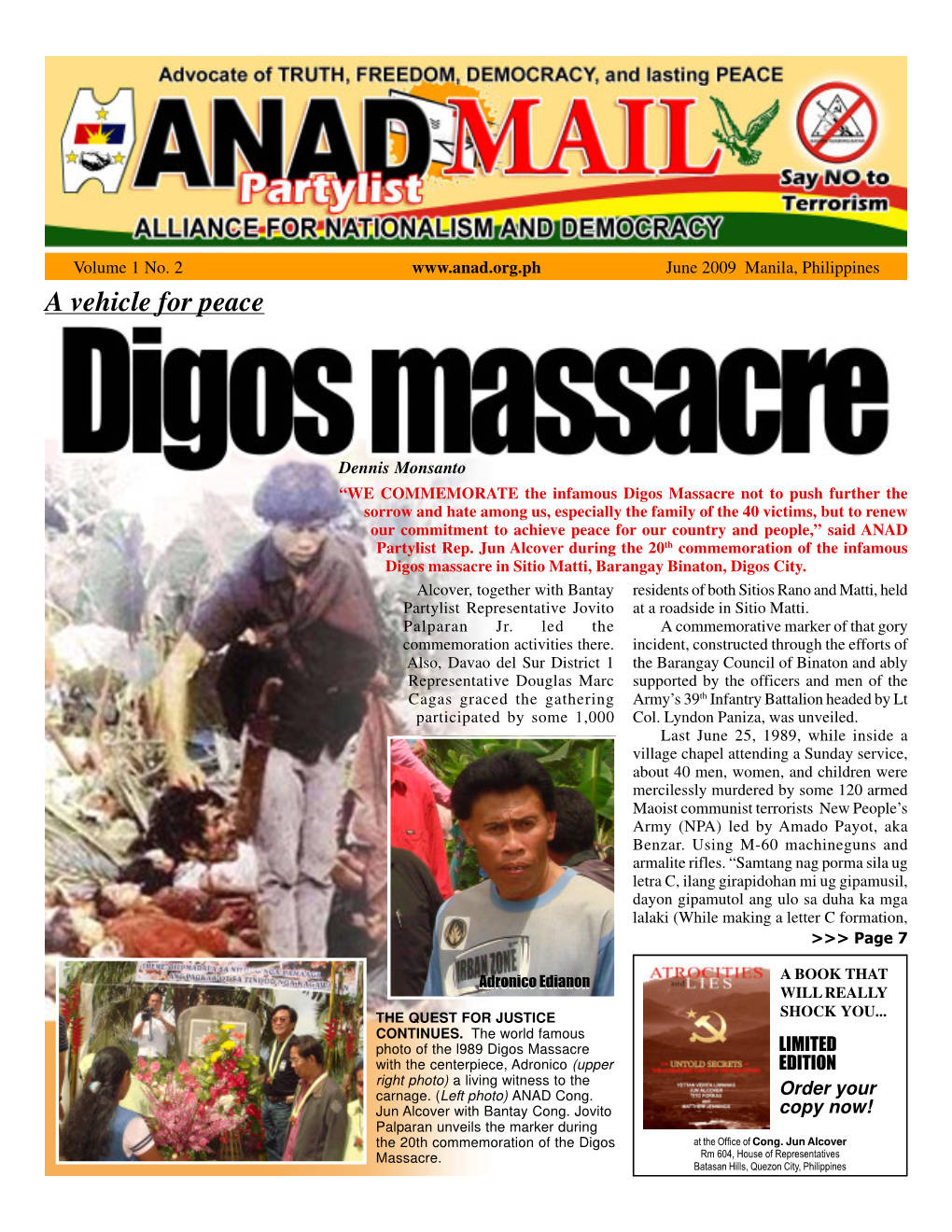 ANAD Mail June Issue.Pmd
