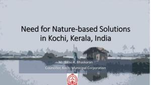 Need for Nature-Based Solutions in Kochi, Kerala, India