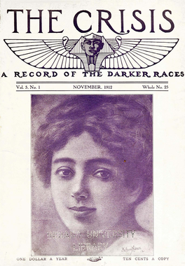 The Crisis Vol. 5, No. 1 (November 1912)
