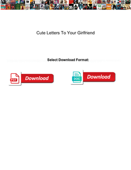 Cute Letters to Your Girlfriend