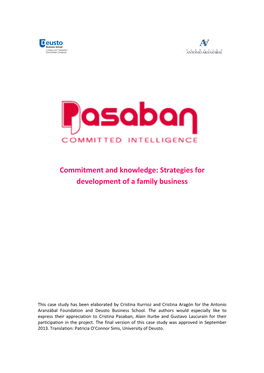 Strategies for Development of a Family Business