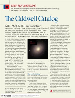 The Caldwell Catalog