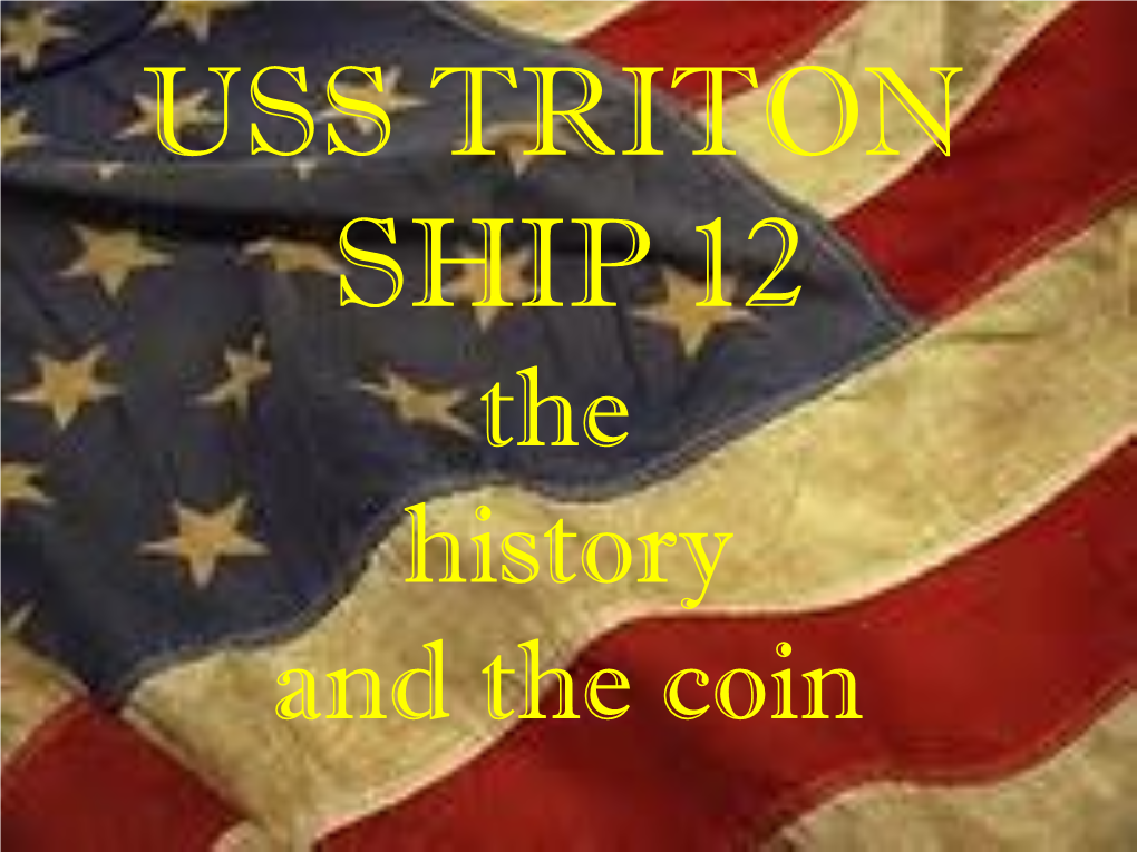 USS Triton Challenge Coin