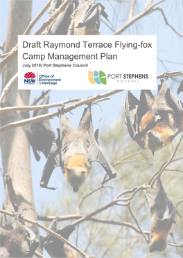Draft Raymond Terrace Flying-Fox Camp Management Plan July 2018| Port Stephens Council