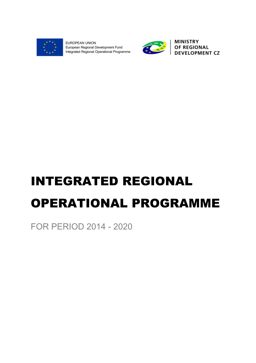 Integrated Regional Operational Programme