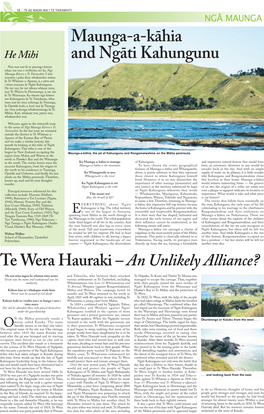 Te Wera Hauraki – an Unlikely Alliance?