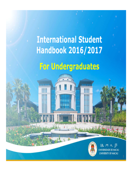 International Student Handbook 2016/2017 for Undergraduates