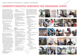 Community-Oriented Substance Use Programme (COSUP)