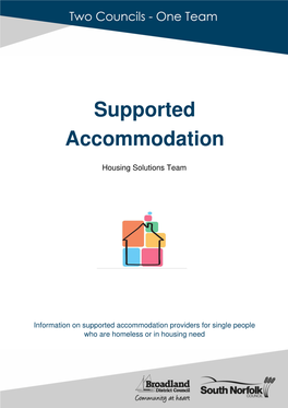 Supported Accommodation (Accessible)