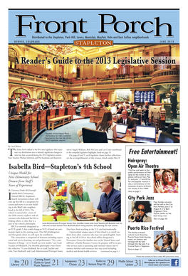 A Reader's Guide to the 2013 Legislative Session