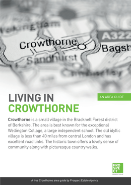 Living in Crowthorne, There’S Something for Everyone… FOOD