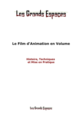 Le Film D'animation En Volume