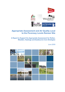 Appropriate Assessment and Air Quality Local to the Pevensey Levels Ramsar Site