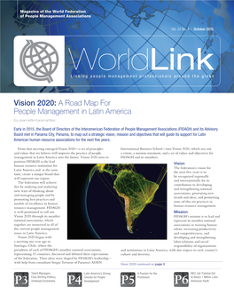 Vision 2020: a Road Map for People Management in Latin America
