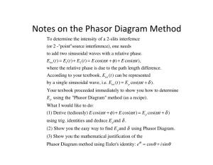 Notes on the Phasor Diagram Method