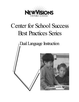 Dual Language Instruction TABLE of CONTENTS