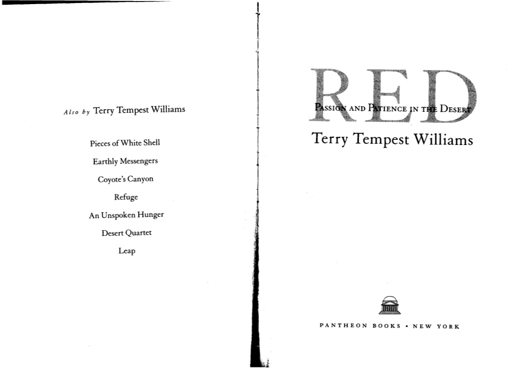 Terry Tempest Williams