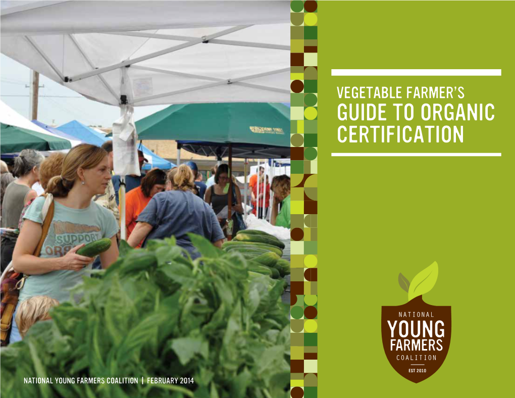 Vegetable Farmer's Guide to Organic Certification