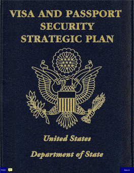 Visa and Passport Security Strategic Plan of the Bureau of Diplomatic Security (DS)