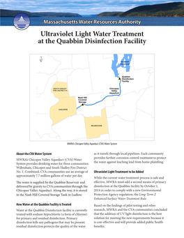 Ultraviolet Light Water Treatment at the Quabbin Disinfection Facility