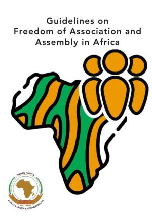Guidelines on Freedom of Association and Assembly in Africa