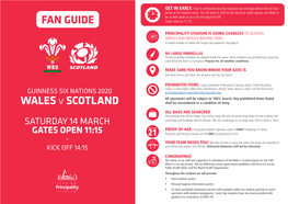 WALES V SCOTLAND FAN GUIDE