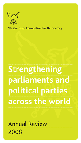 Strengthening Parliaments and Political Parties Across the World