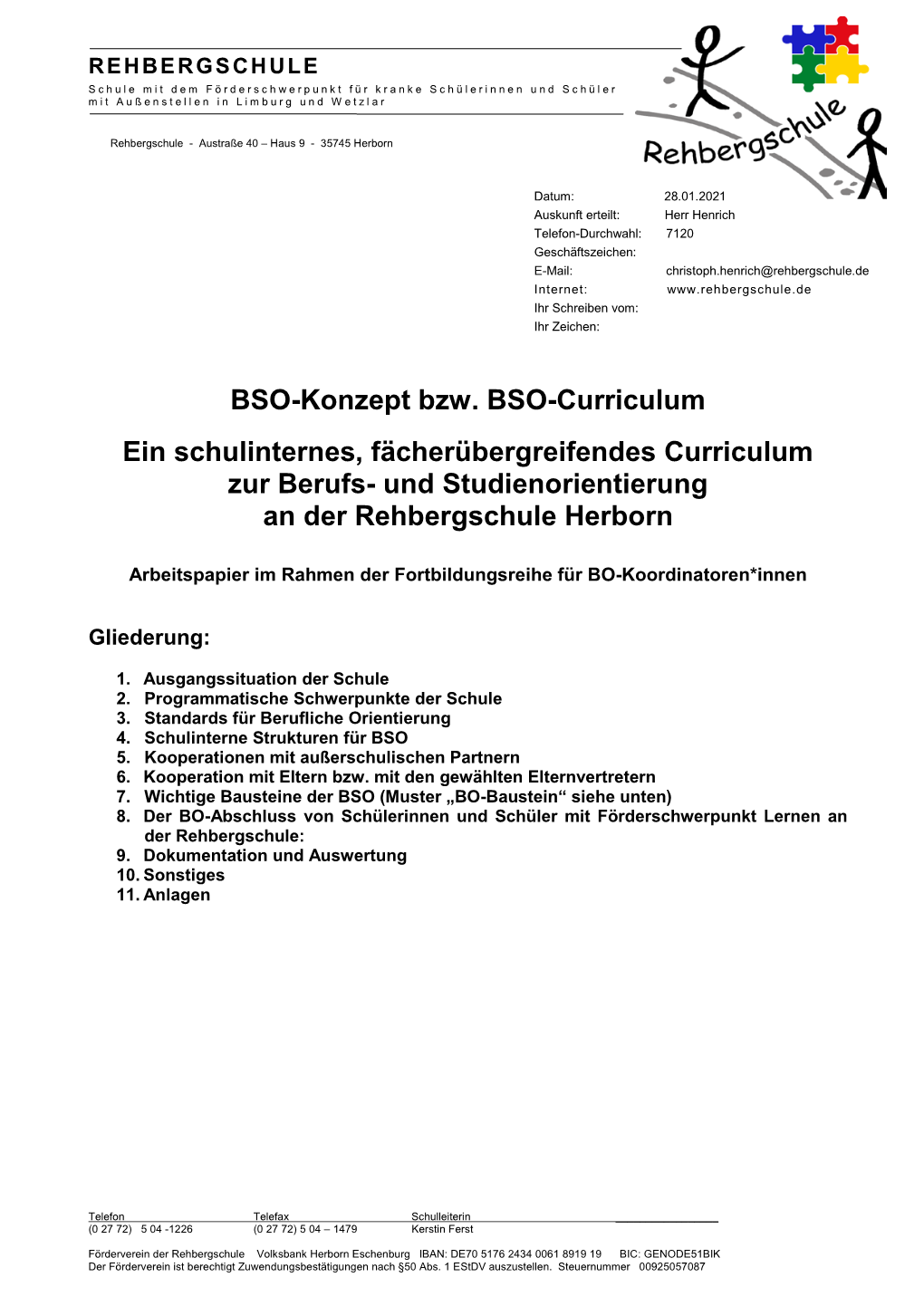 BSO Curriculum Rehbergschule Herborn
