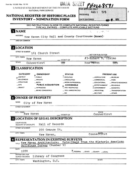 Ijaja Sheet United States Department of the Interior National Park Service National Register of Historic Places Inventory - Nomination Form