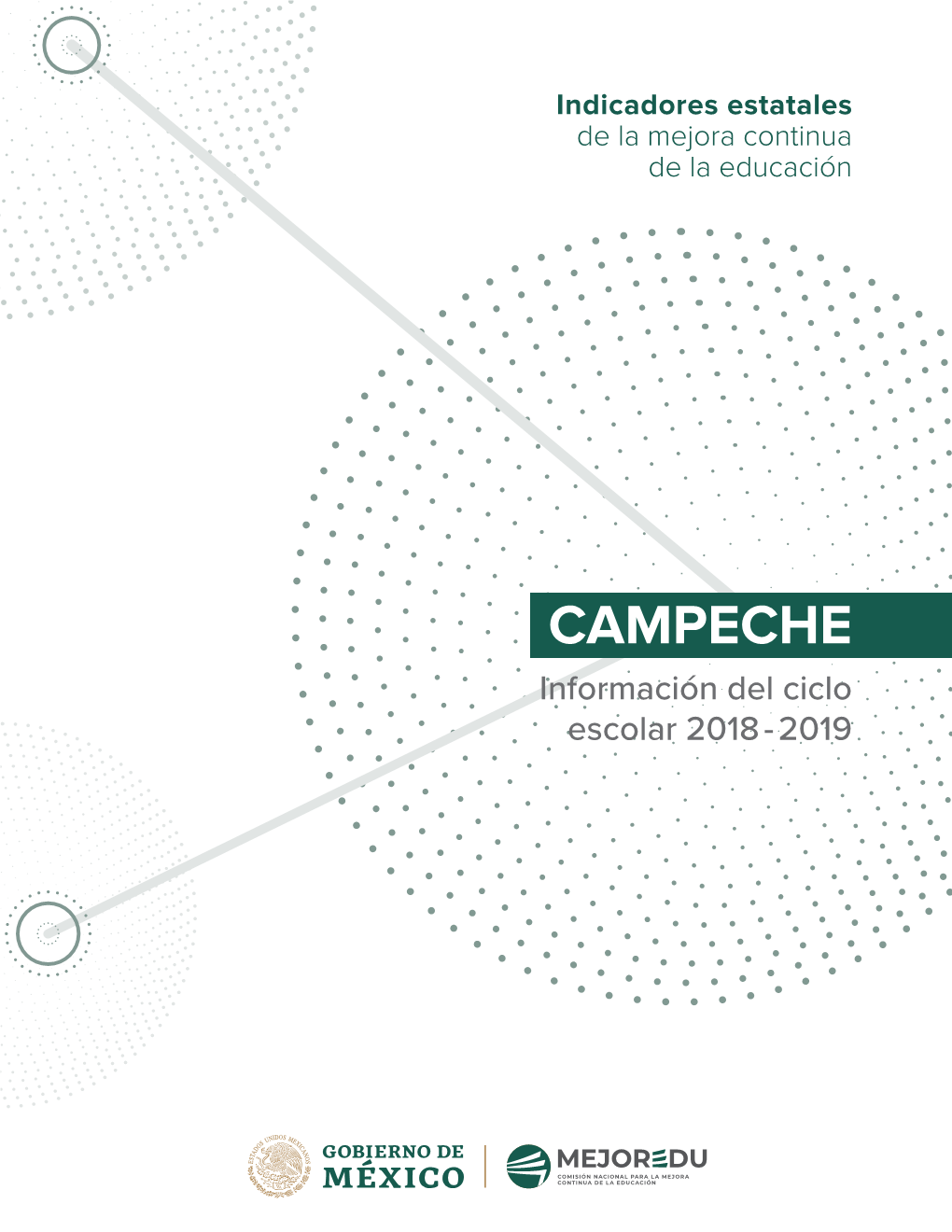 CAMPECHE Información Del Ciclo Escolar 2018 - 2019 Indicadores Estatales De La Mejora Continua De La Educación