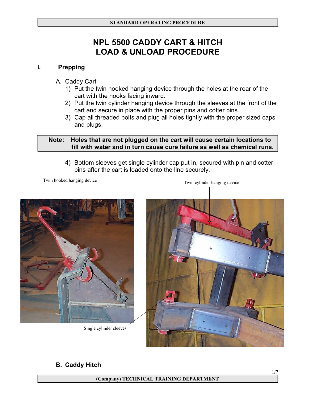 Npl 5500 Caddy Cart & Hitch