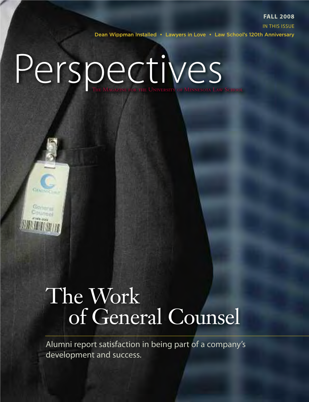 The Work of General Counsel