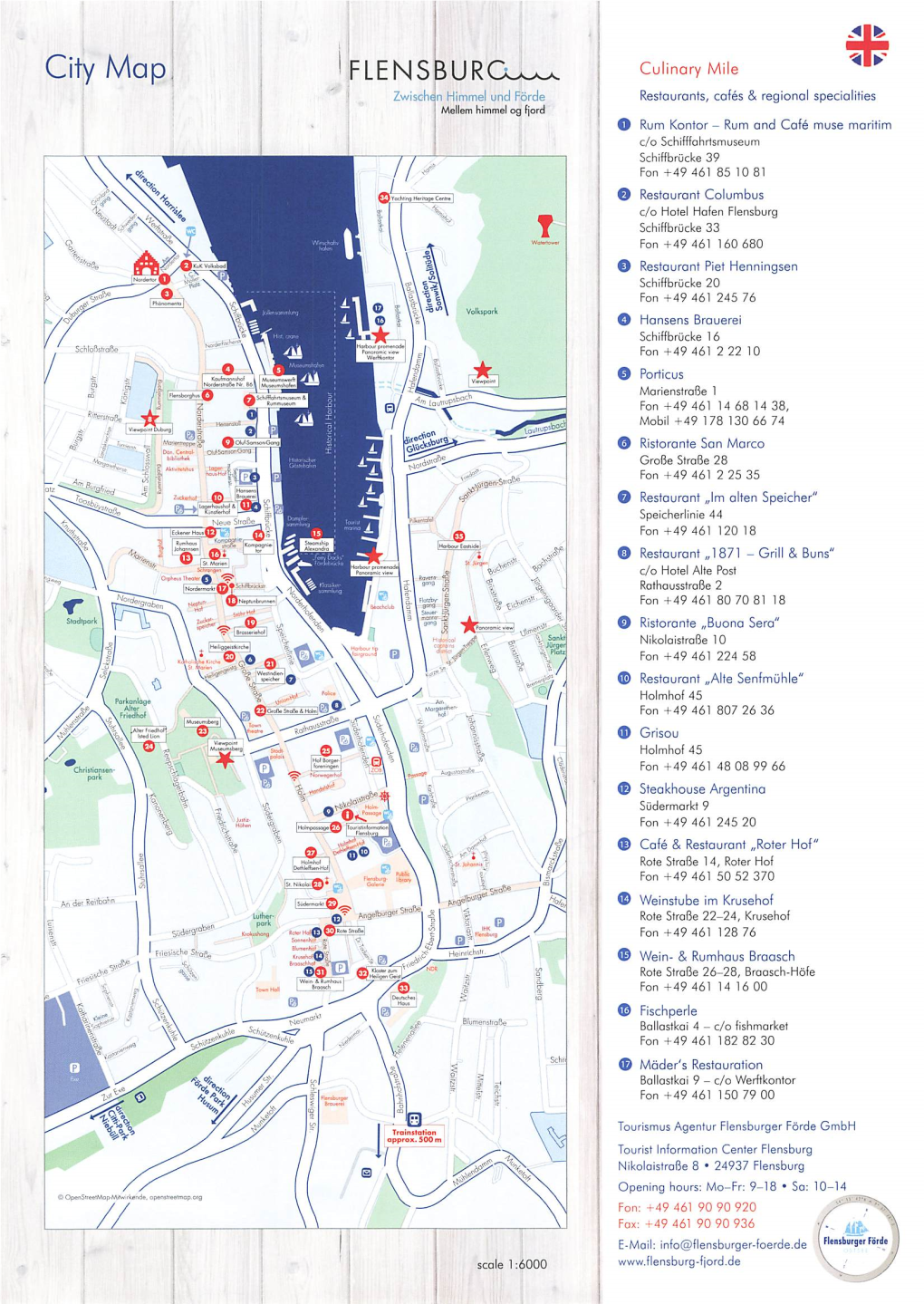 City Map FLENSBURCC^