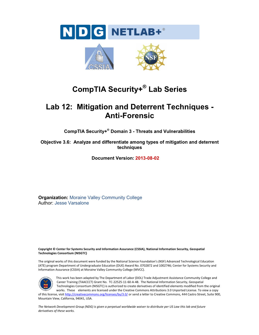 Lab 12: Mitigation and Deterrent Techniques - Anti-Forensic