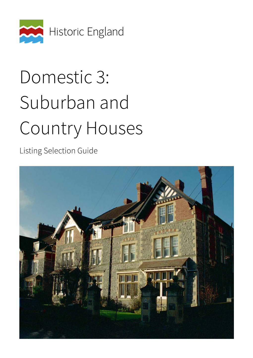 Domestic 3: Suburban and Country Houses Listing Selection Guide Summary