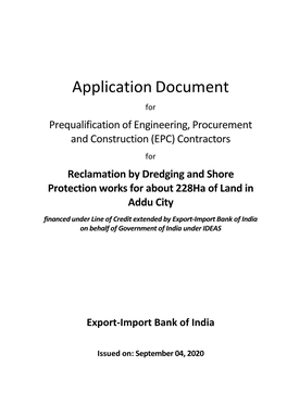Application Document