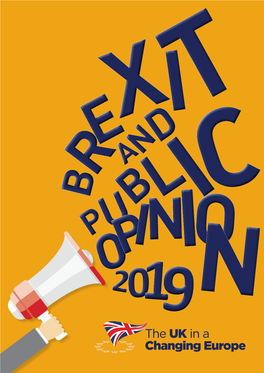 Brexit and Public Opinion 2019