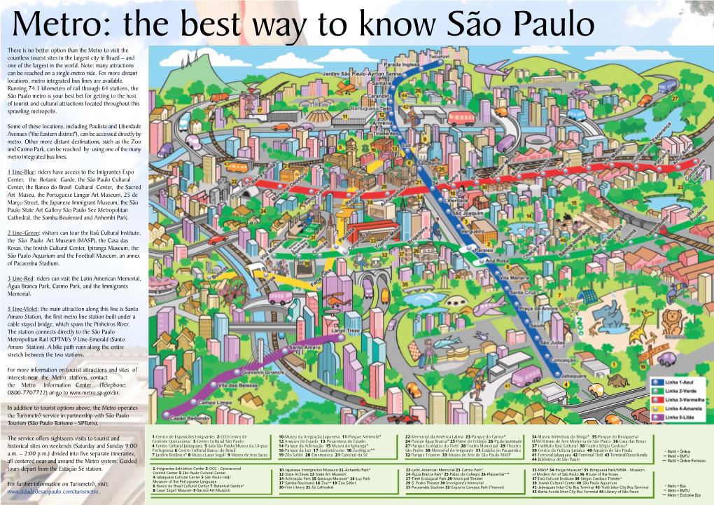 Metro: the Best Way to Know São Paulo