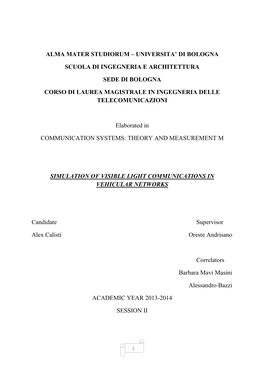 Visible Light Communications in Vehicular Networks