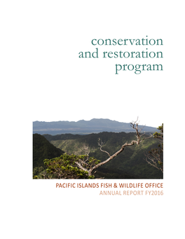 Conservation and Restoration Program