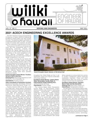 2021 Acech Engineering Excellence Awards